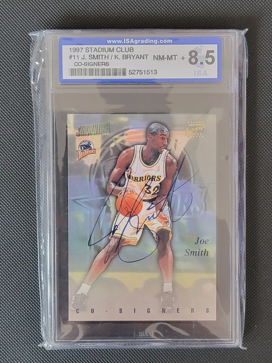 1997 Stadium Club Co-Signers Kobe Bryant Joe smith on card auto