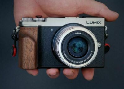 For Panasonic LUMIX DC-GX9 GX9 Walnut Ebony Wood Camera Hand Grip