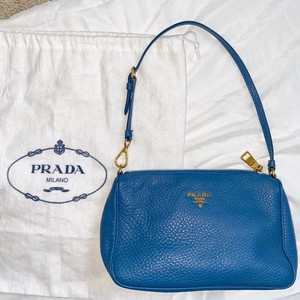 prada milano blue purse
