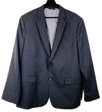 Banana Republic Marzotto Wool Blazer Mens 44R Navy Modern Slim Fit Sport Coat