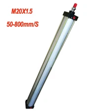 TechTongda Air Cylinder Aluminum Pneumatic Cylinder 0.15-0.7MPa 40" Stroke