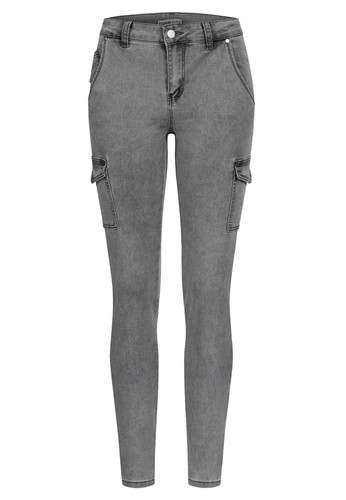 Jean Femme Skinny Lucy - Bleu Lavé Avec Clous Sur Poches - Taille S - Occasion Très Bon état
