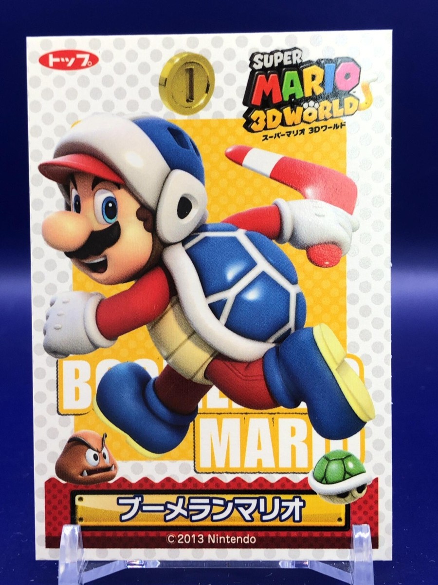 Boomerang Mario 2013 Super Mario 3D World Card Top Nintendo