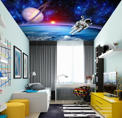 3D Planet Universe ZHU626 Ceiling Wall Paper Wall Print Decal Wall Deco Zoe