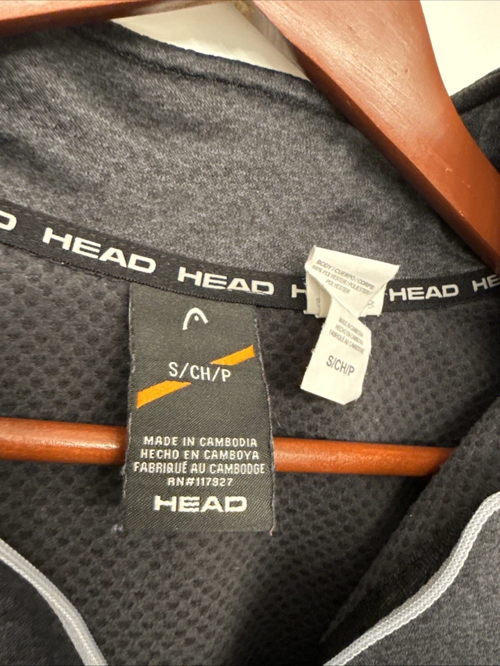 ГОЛОВА четверть молнии черный логотип маленький утка голова 1/4 Sportswear охоты черный - Изображение 2 из 4