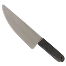 Giant Plastic Horror Kitchen Cleaver Fake Weapon Butcher Knife Weapon