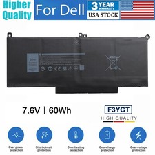F3YGT Battery DM3WC For Dell Latitude 12 13 14 E7280 E7480 7480 7490 7380 7390