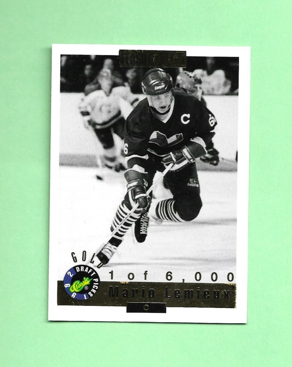 1992-93 Classic FLASH BACK GOLD Card # 66 MARIO LEMIEUX /6000 *RARE