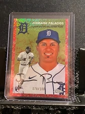 Jermaine Palacios (RC) 2023 Topps Chrome Platinum Toile Cream/Fuchsia Lava #/100