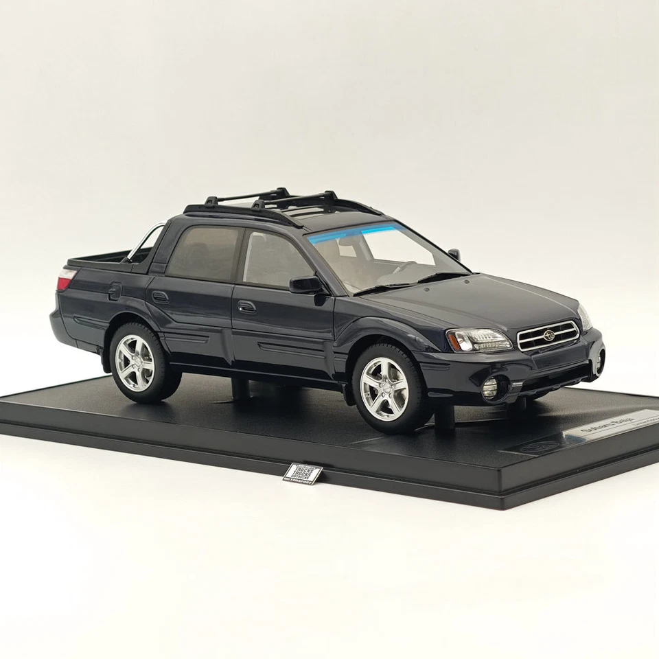 RAM Collectibles 1/18 Subaru Baja Pickup RM-0021 Resin Model Car Limited Blue - Immagine 3 di 4