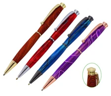 Slim Twist Pen Kits Woodturning Kits Pen Making Pen Turning 7mm BP449