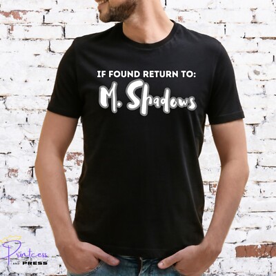 IF FOUND RETURN TO M. SHADOWS T-SHIRT, AVENGED SEVEN FOLD, A7X