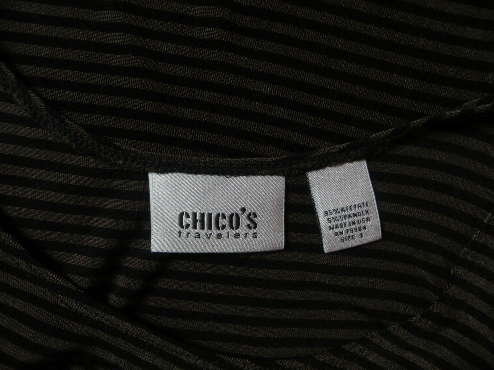 STK3402-CHICO'S TRAVELERS Women's Slinky Knit Tan… - image 5