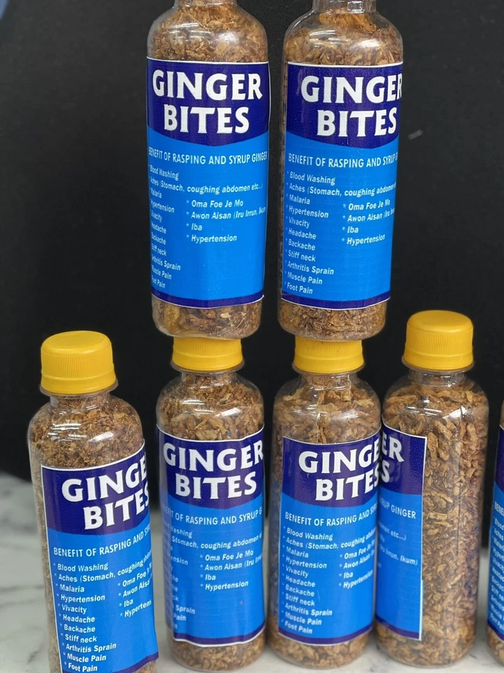 Mordedura de miel de jengibre y pimienta negra mordedura de bocadillo de alta resistencia Foto 2 de 4