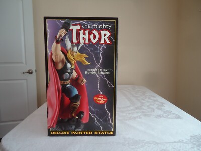 Marvel ''The Mighty Thor'' Deluxe Painted Statue Sculpted by Randy Bowen 1881/2500