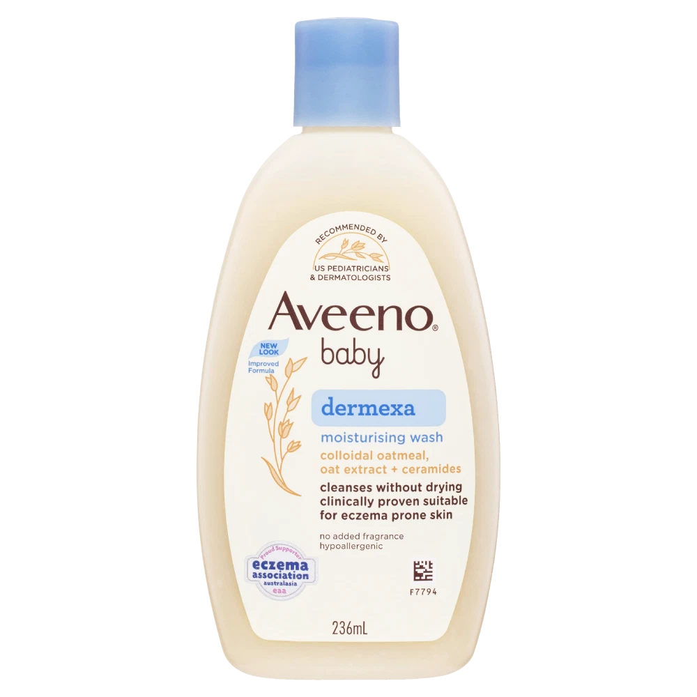 Aveeno Baby Dermexa Moisturising Wash 236mL Colloidal Oatmeal
