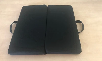 REHA4YOU faltbares orthopädisches Premium Sitzkissen Klappkissen für unterwegs 38x38 cm