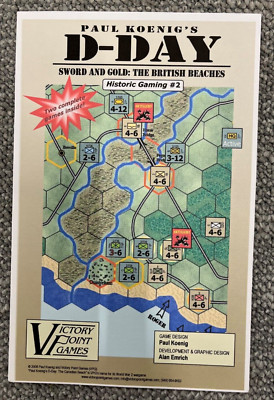 Victory Point Games - Historic Gaming #2 D-Day Sword and Gold: The British Beaches