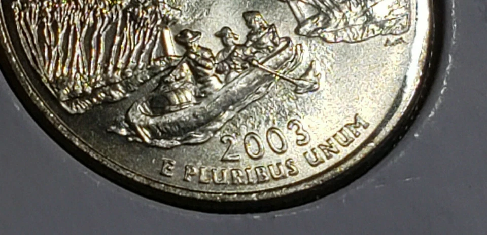 2003 P Missouri quarter *strike through Lamination Error* ? MS Uncirculated - Image 4 of 4