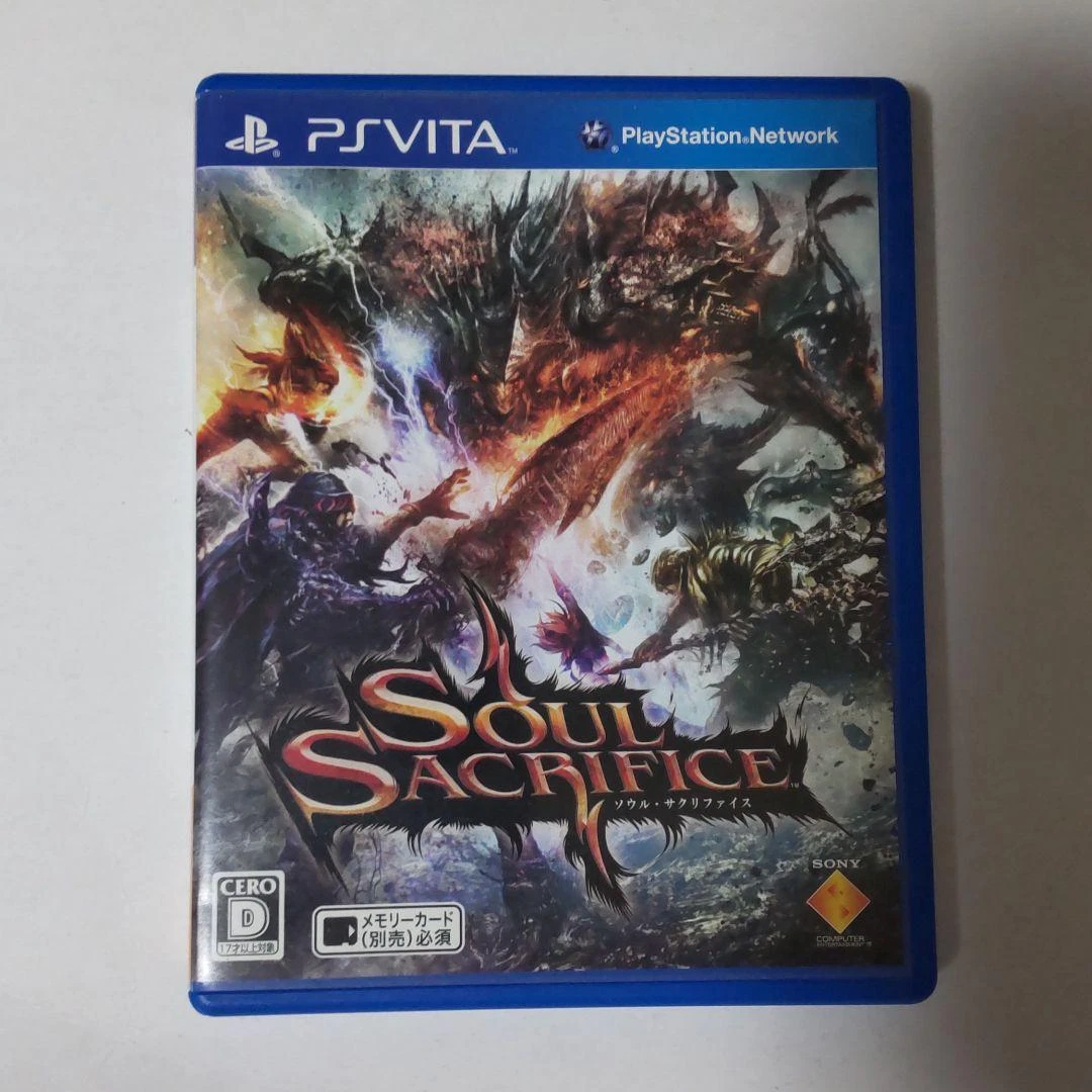PS Vita Soul Sacrifice Japanese Games With Box Tested From Japan