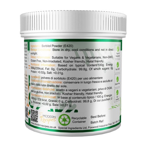 Sorbitol Powder - Premium Quality Vegan Friendly Non-GMO Gluten Free - Picture 19 of 21