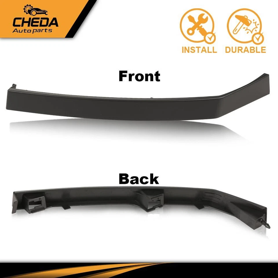 Par de relleno inferior moldeado de faros apto para Nissan 04-15 Titan Armada QX56 Foto 3 de 4