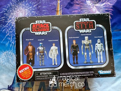 Star Wars Kenner Retro Collection Boxed Set Figures Episode II III
