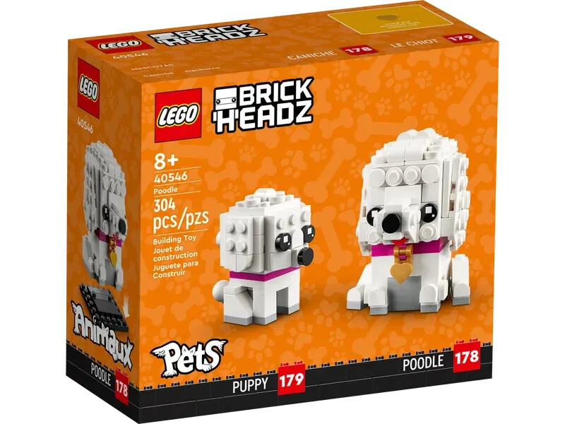 Lego Poodle 40546 BrickHeadz Minifigure Building Set 673419365871