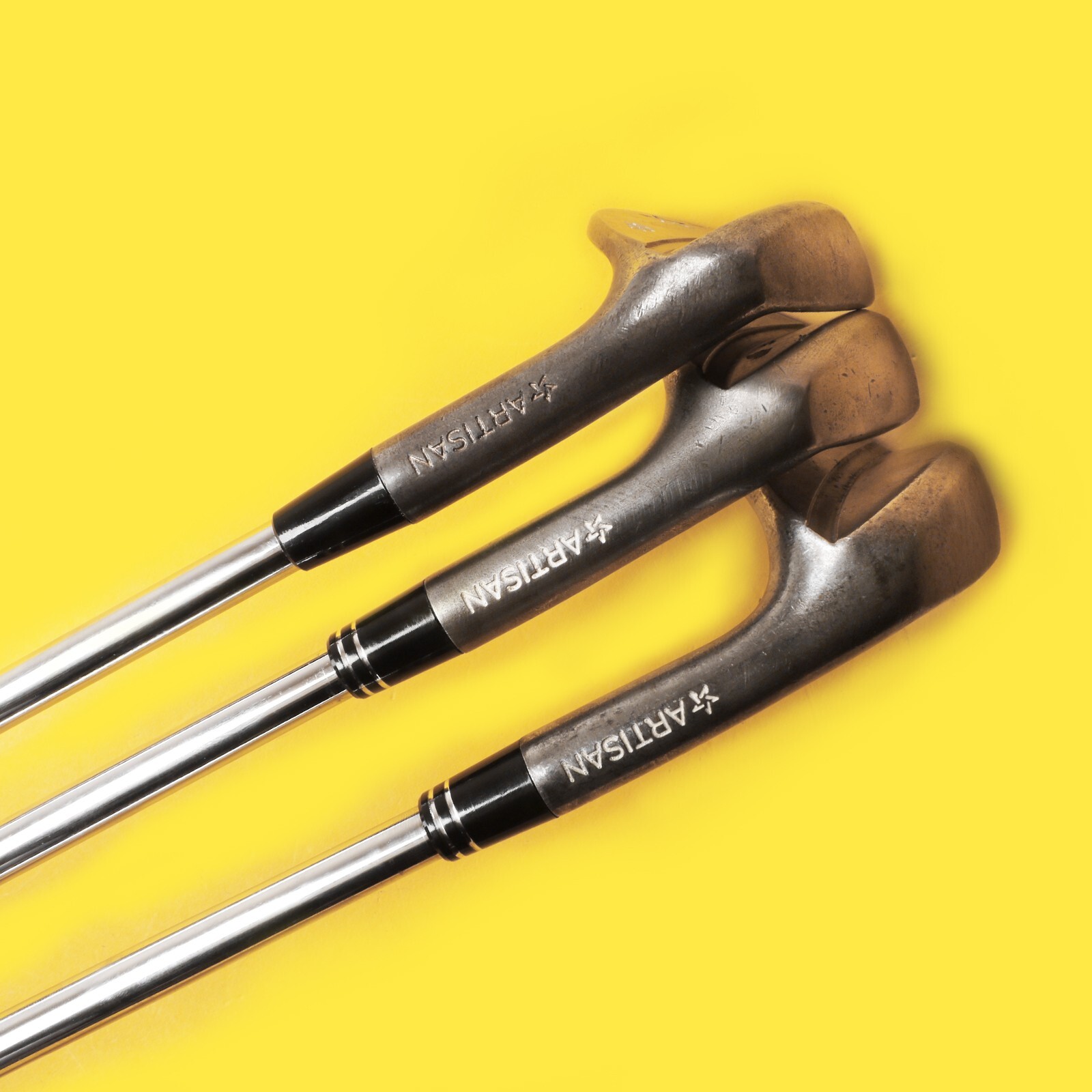 Artisan Golf Raw 48° 52° 56° S Wedge Set W/ Dynamic Gold Shaft