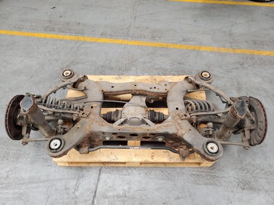 MERCEDES ML GLE W166 11-19 COMPLETE REAR AXLE A1663504214