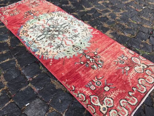 Turkish Antique rug Bohemian Area rug Oushak rug Vintage Rug Handmade Wool rug - Picture 2 of 12