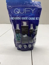 QUFY Shoe Care Solutions Shoe Care Kit Microfiber Cloth Foam Cleaner & Sponge