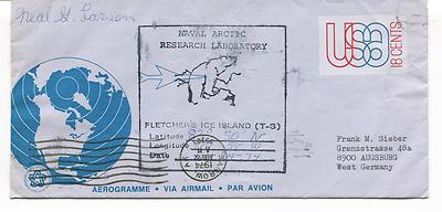 Naval Arctic Research Lab Fletcher's Ice Island T-3 Polar Antarctic Cover SIGNED