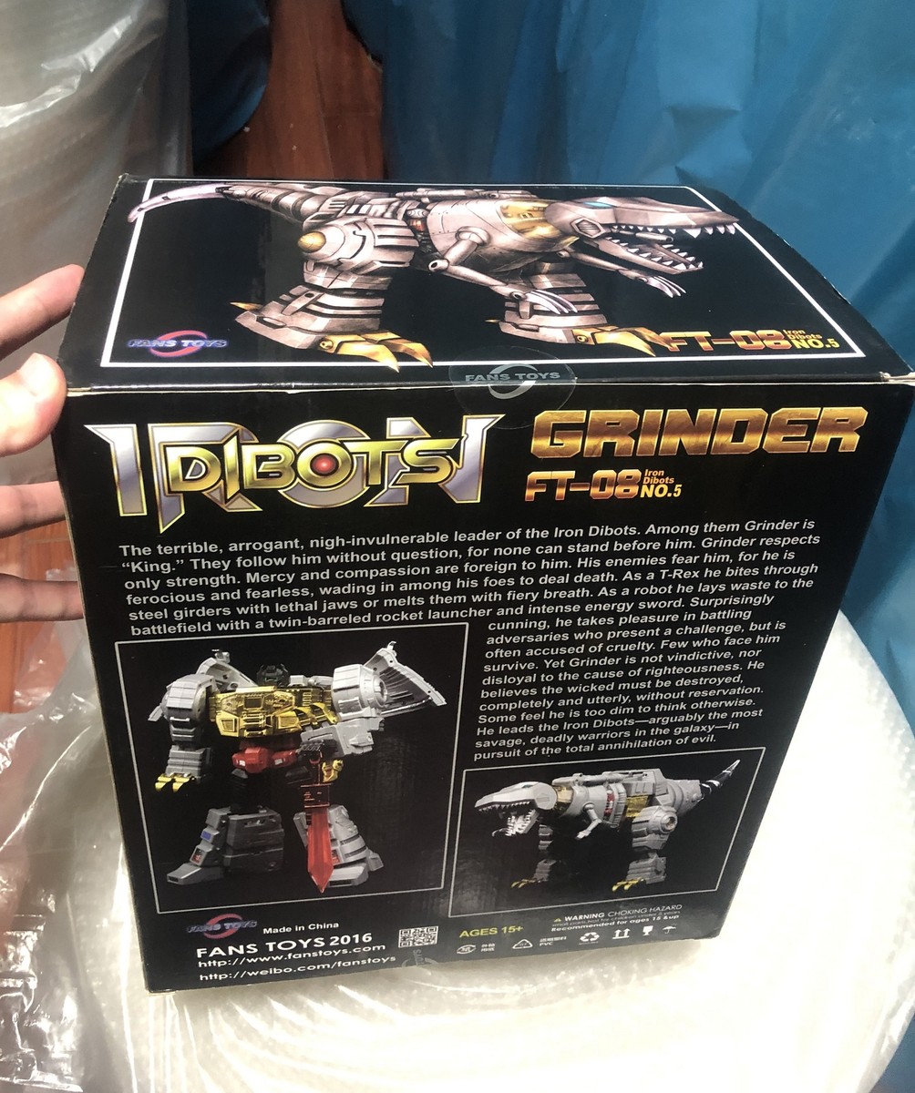 Ready! New FansToys FT-08 Robot Grinder Grimlock FT08
