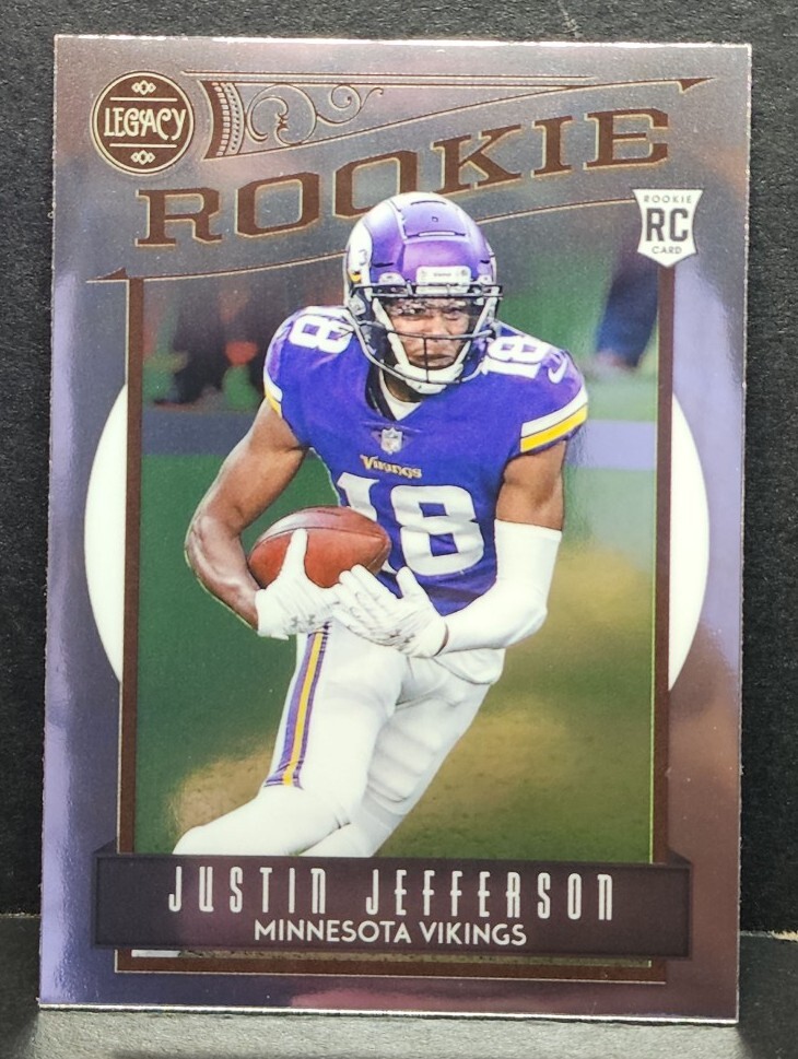 2020 NFL Chronicles Legacy Chrome Justin Jefferson Rookie RC #209 Vikings