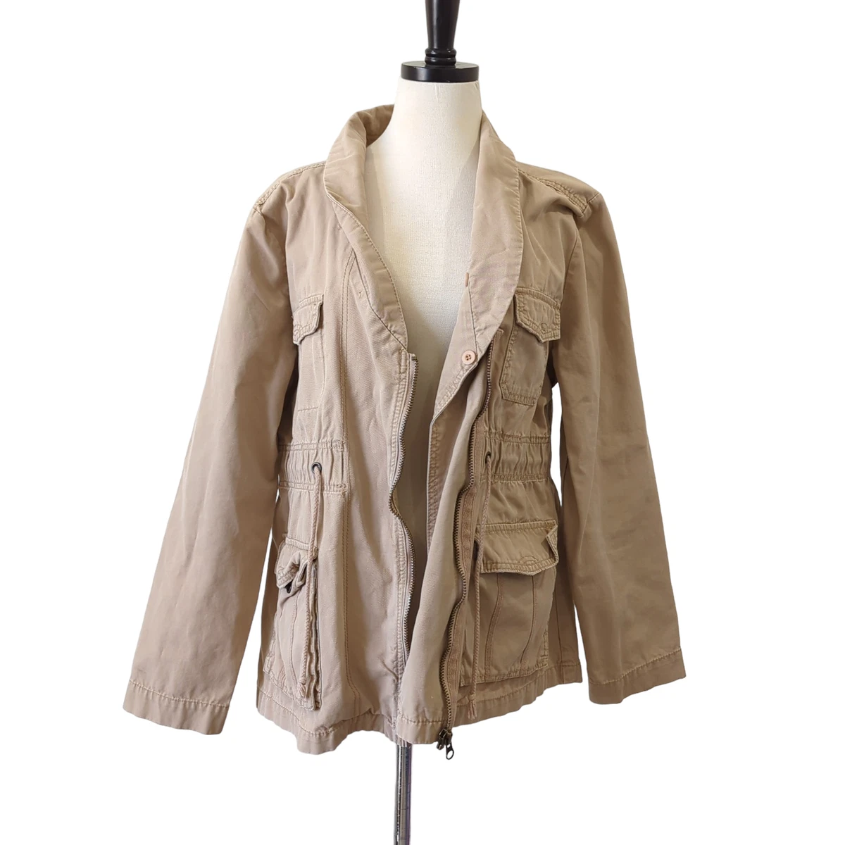 Sanctuary Women s Cargo Utility Jacket Tan Beige Size Large Bella Swan Twilight