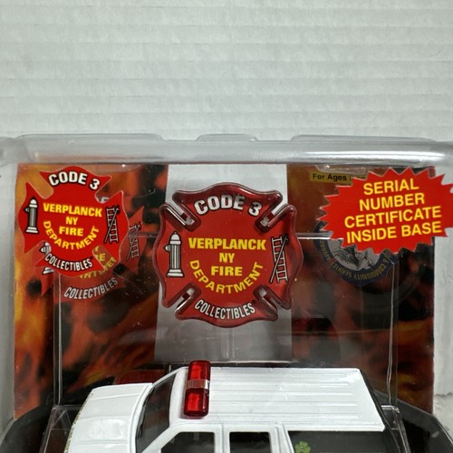 Code 3 GMC Suburban Verplanck NY Fire Dept Battalion Chief Nice Presentation L/E - Picture 3 of 9