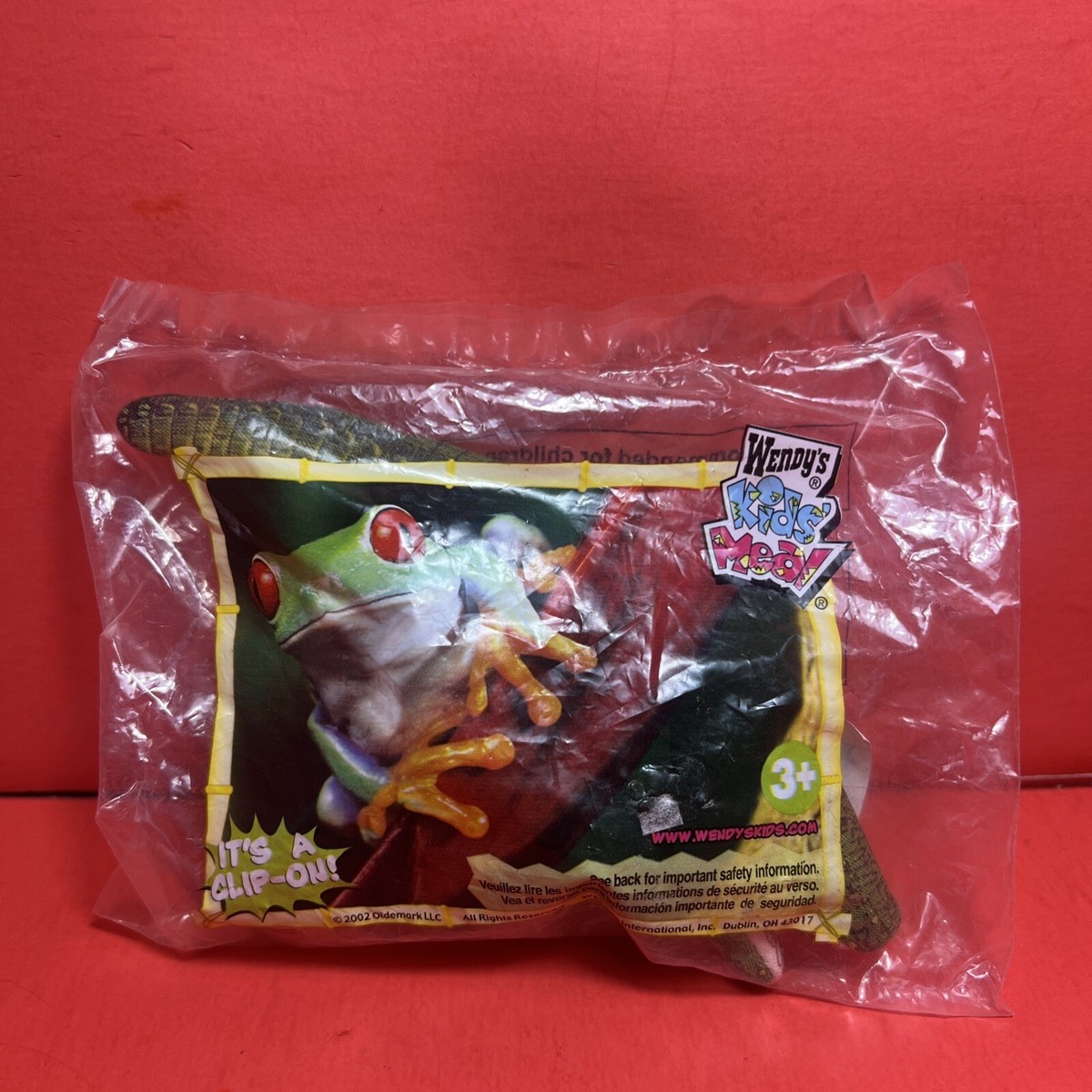 Wendy's Kids' Meal Toy 2002 Animal Planet Alligator Clip On