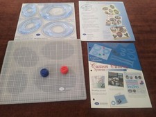 Creative Memories Custom Cutting System Mat,2 Blades,Oval Patterns,and Templates