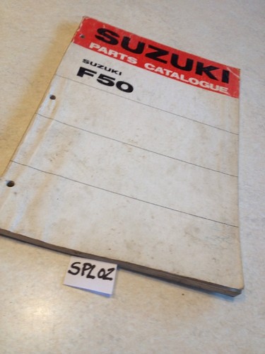 Catálogo De Piezas Suzuki F50 F50-2 F50-3 F50-4 F 50 Ed. 1972