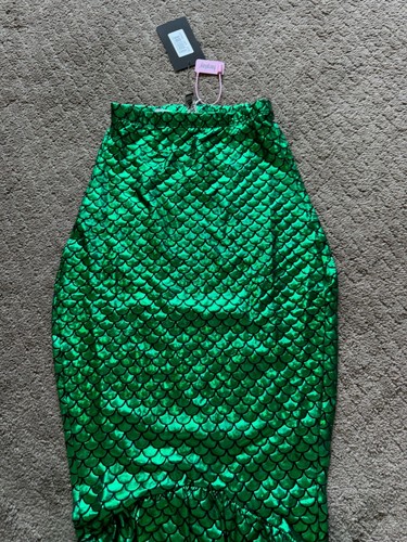 for play costume women Green Mermaid Skirt Size XS/S - Picture 3 of 6