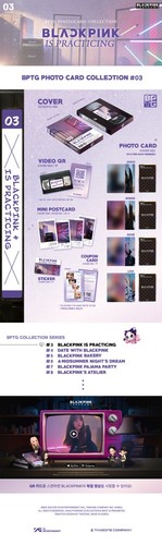 BLACKPINK DAS SPIEL FOTOKARTENSAMMLUNG zufällige Ver QR-Karte + P.Karte + Aufkleber + Gutschein - Bild 4 von 4