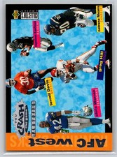 1995 Collector's Choice #CP9 Terrell Davis Crash the Game: The Playoffs Silver