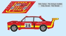 Decals Abarth 031 Giro Italia 1975 1.32 1.43 24 18 Pianta Fiat 131 slot calcas