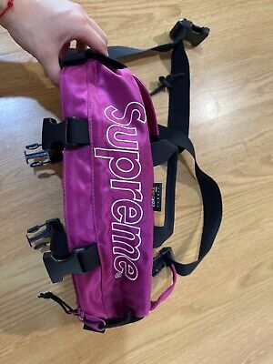 Supreme Waist Shoulder Bag Purple Pink FW19 100% Authentic Waist