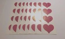 Mrs. Grossman's Stickers Lot of 8 Strips Glimmer Heart Reflections 1996 Vintage