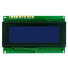 20x4 Character LCD Display Module with LED Backlight - White on Blue