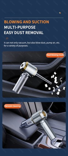 Powerful Car Vacuum Cleaner Cordless Portable Home Appliance Handheld Blower New - Picture 17 of 29