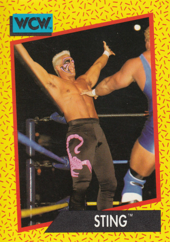 Sting 1991 Impel WCW Wrestling Card #7 | eBay