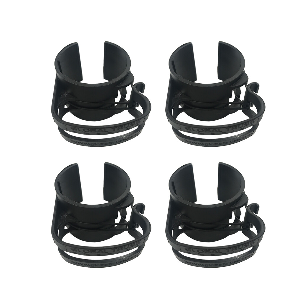Global Truss Black DT Snap LT Snap On Cable Management Clips 4